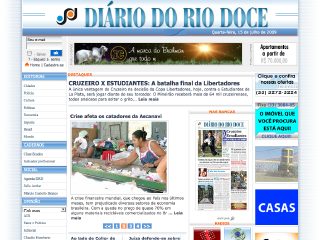 Thumbnail do site Dirio do Rio Doce