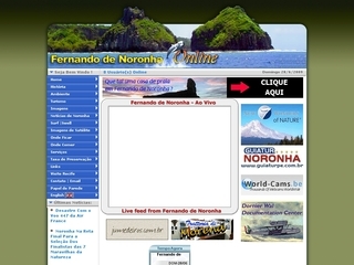 Thumbnail do site Fernando de Noronha OnLine