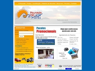Thumbnail do site Pousada Del Mares