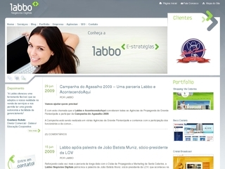 Thumbnail do site Labbo - Criao e desenvolvimento de sites