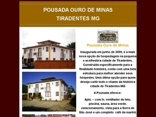 Thumbnail do site Pousada Ouro de Minas