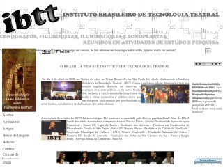 Thumbnail do site IBTT - Instituto Brasileiro de Tecnologia Teatral