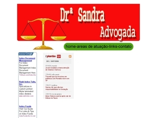 Thumbnail do site Dra Sandra Advogada