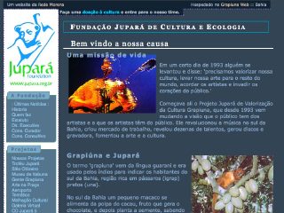 Thumbnail do site Fundao Jupar de Cultura e Ecologia