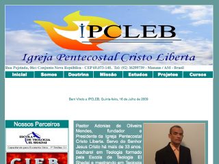 Thumbnail do site Igreja Pentecostal Cristo Liberta