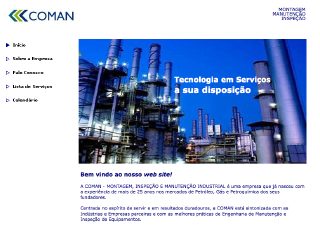 Thumbnail do site Coman - Montagem, inspeo e manuteno industrial