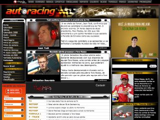 Thumbnail do site Autoracing - F1 MotoGP Indy Stock Car